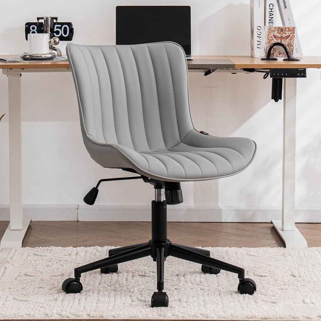 YOU-H-1939-GRIS Fauteuil de bureau Gris vue2