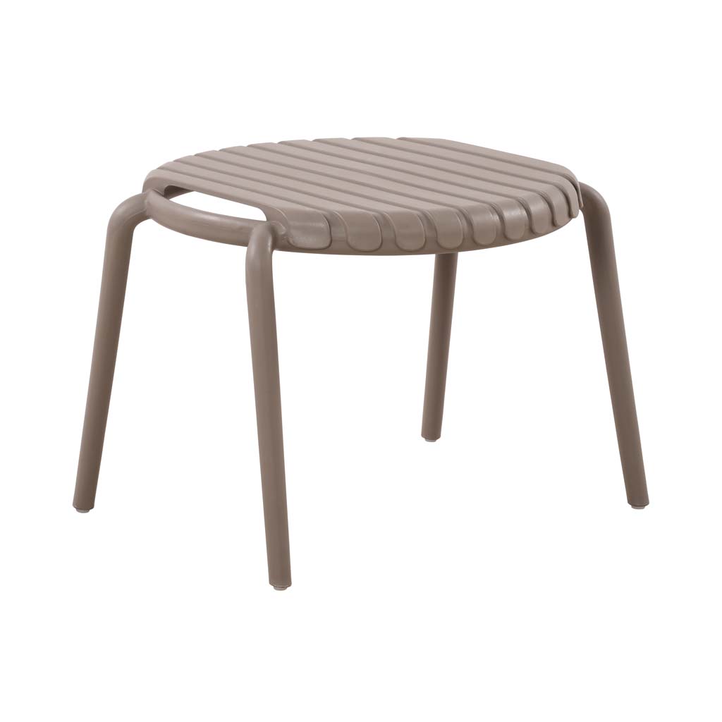 FEN-T89-66015 Table basse ou repose pied Taupe H40xL50xP50 vue2