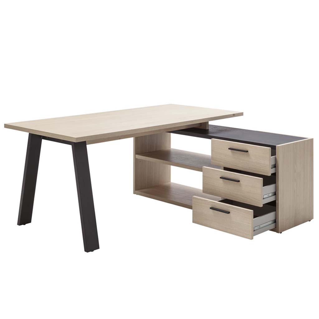 COM-SR4852K76204 Bureau DAVINCI H74XL170xP144cm vue de face2