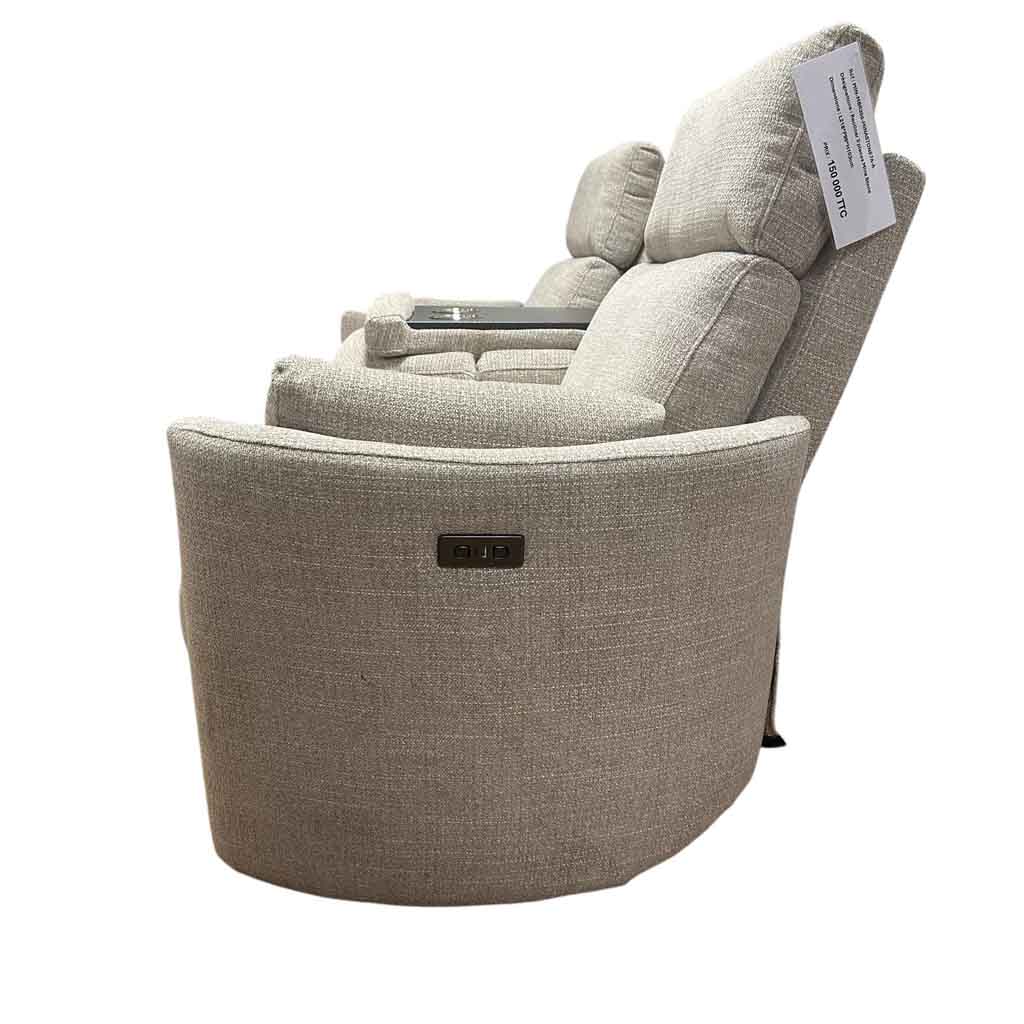 MIN-MBR350-MINASTONE7A-A Recliner 3 places 218*99*103cm Mina Stone vue3