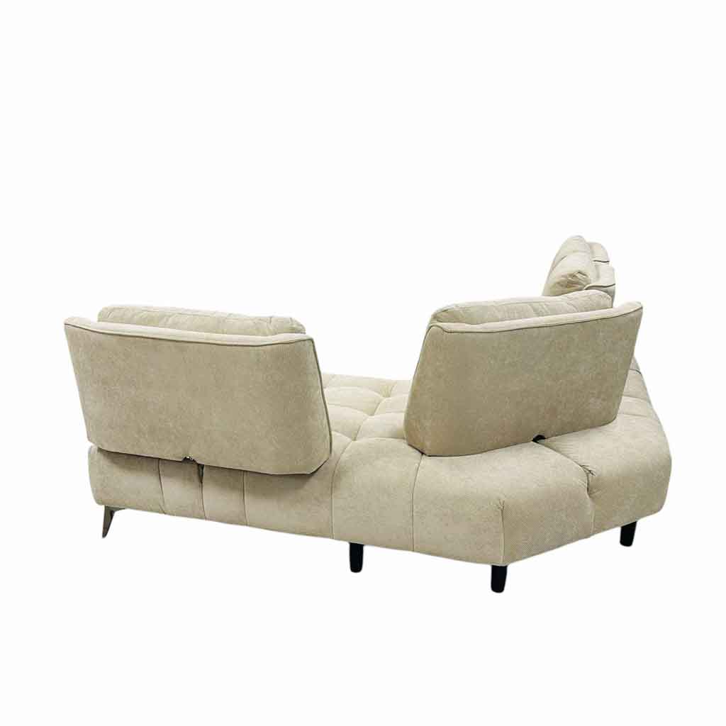 UT-ALICE-RUN-AGAIN-06-TAUPE-D Sofa 4 places ALICE H90xL310xP108cm avec méridienne droite L202xP108cm Beige vue4
