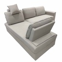 UT-ALEX-BARREL-04 Sofa d'angle réversible ALEX H43xL224xP143cm - couchage H90xL243xP190cm Sand vue4