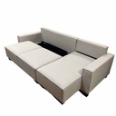 UT-TAHITI-BARREL-04 Sofa TAHITI 3P réversible et convertible Sand H94xL260xM141cm - Couchage H45xL225xP127cm vue3