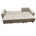 UT-TAHITI-BARREL-04 Sofa TAHITI 3P réversible et convertible Sand H94xL260xM141cm - Couchage H45xL225xP127cm vue5