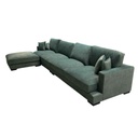 UT-ALBANYA-CLOUD-33-OLIVE Sofa Albany IV 3pcs modulable H90xL410xP104cm + Ottoman H40xL104xP104cm Olive vue2