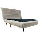 AD-LAH279N9-P120-6#N1-150Canapé convertible Marron clair H40xL120xP65cm - couchage H24xL120xP190 cm vue3
