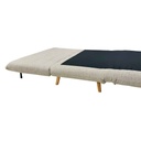 AD-LAH279N9-P120-6#N1-150Canapé convertible Marron clair H40xL120xP65cm - couchage H24xL120xP190 cm vue5