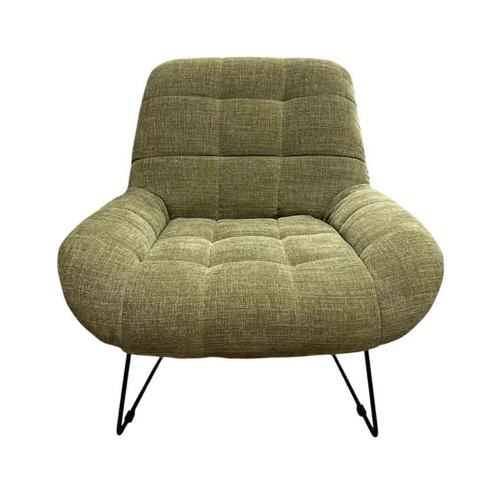 AD-3LCY-66N1-P1-9#N1-355 Fauteuil Vert clair H42xL84xP65cm vue1