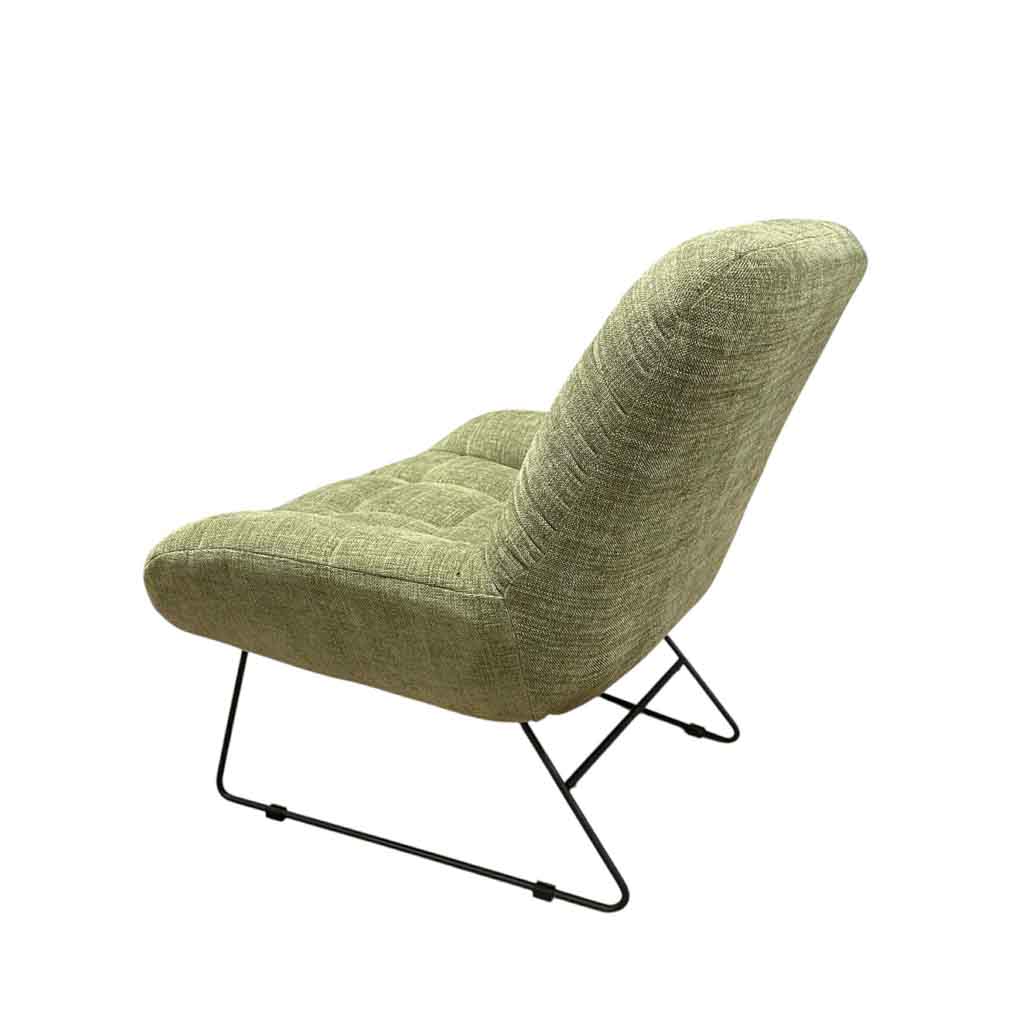 AD-3LCY-66N1-P1-9#N1-355 Fauteuil Vert clair H42xL84xP65cm vue3