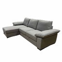 UT-ANNABELLE-BARREL-83 Sofa d'angle réversible ANNABELLE 3P convertible avec coffre Lite Grey H94xL285cm - H94xL165 - Couchage H45xL230xP140cm vue4