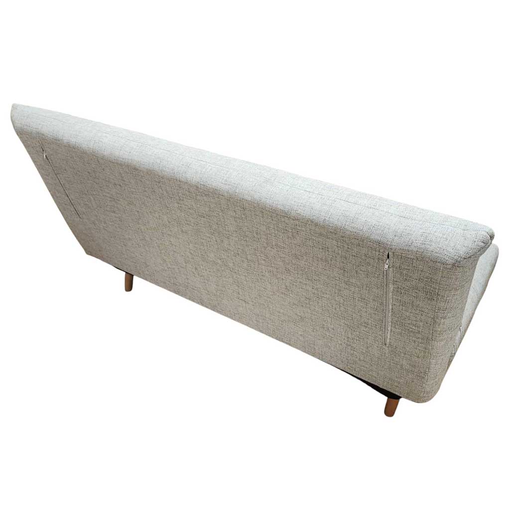 AD-LAH279N9-P140-6#N1-111 Canape convertible Beige H42xL145xP65cm - couchage H24xL145xP190cm vue