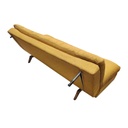 AD-5LAB-198N1S-P3-6#N1-280 Click clack 3 places Jaune H43xL180xP51cm - couchage H40xL180xP110cm vue2