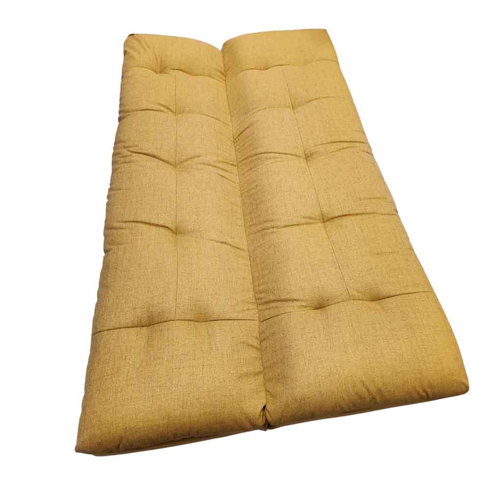 AD-5LAB-198N1S-P3-6#N1-280 Click clack 3 places Jaune H43xL180xP51cm - couchage H40xL180xP110cm vue3