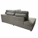 UT-KARINA-ARAGON-83LITE-G Sofa convertible d'angle gauche Gris Chiné KARINA H85xL278xP218cm - Couchage H40xL220xP120cm  vue2