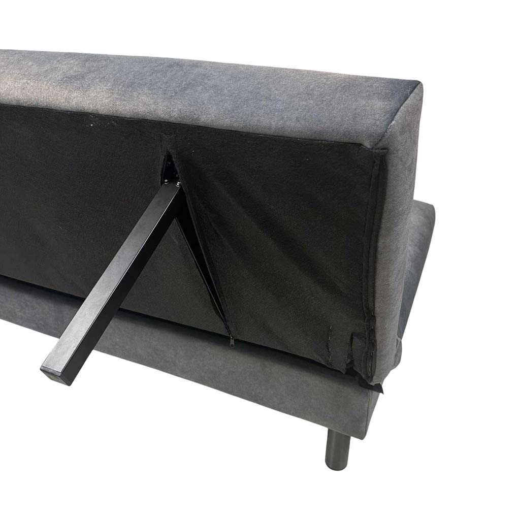UT-ELIOS-CLOUD-97 Sofa 3 places convertible ELIOS H83cxL195xP87cm - Couchage H40xL195xP108cm Dark Grey vue3