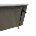 AD-LAH279N37-1-P100-2#N1-021 Fauteuil convertible Gris foncé H42xL100xP65cm -couchage H24xL100xP190cm  vue2