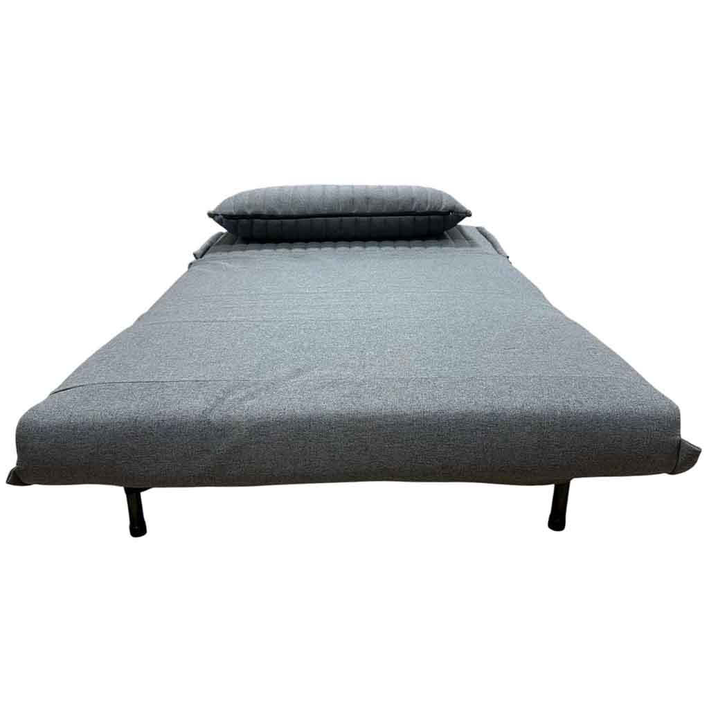 AD-LAH279N37-1-P100-2#N1-021 Fauteuil convertible Gris foncé H42xL100xP65cm -couchage H24xL100xP190cm  vue3