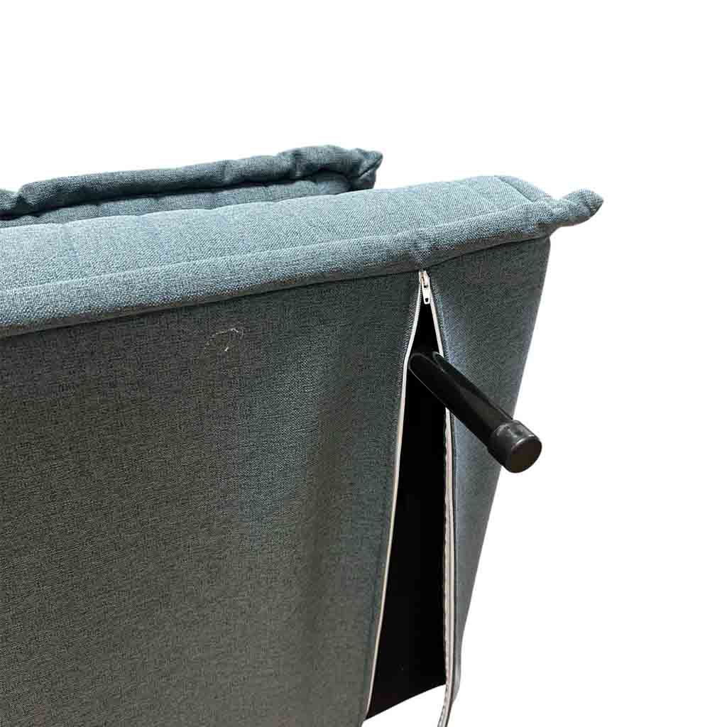 AD-LAH279N37-1-P100-2#N1-001 Fauteuil convertible Blue H42xL100xP65cm -couchage H24xL100xP190cm vue2