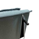 AD-LAH279N37-1-P100-2#N1-001 Fauteuil convertible Blue H42xL100xP65cm -couchage H24xL100xP190cm vue2