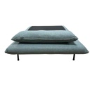 AD-LAH279N9-P120-6#N1-301 Canapé convertible Blue H40xL120xP65cm - couchage H24xL120xP190cm vue5