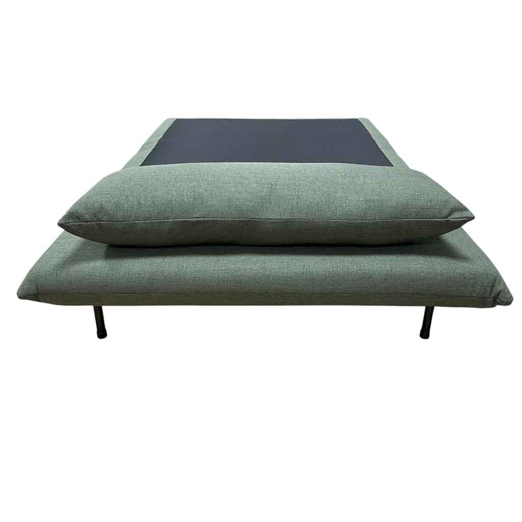 AD-LAH279N9-P120-6#N1-353 Canapé convertible Vert H40xL120xP65cm - couchage H24xL120xP190cm vue5