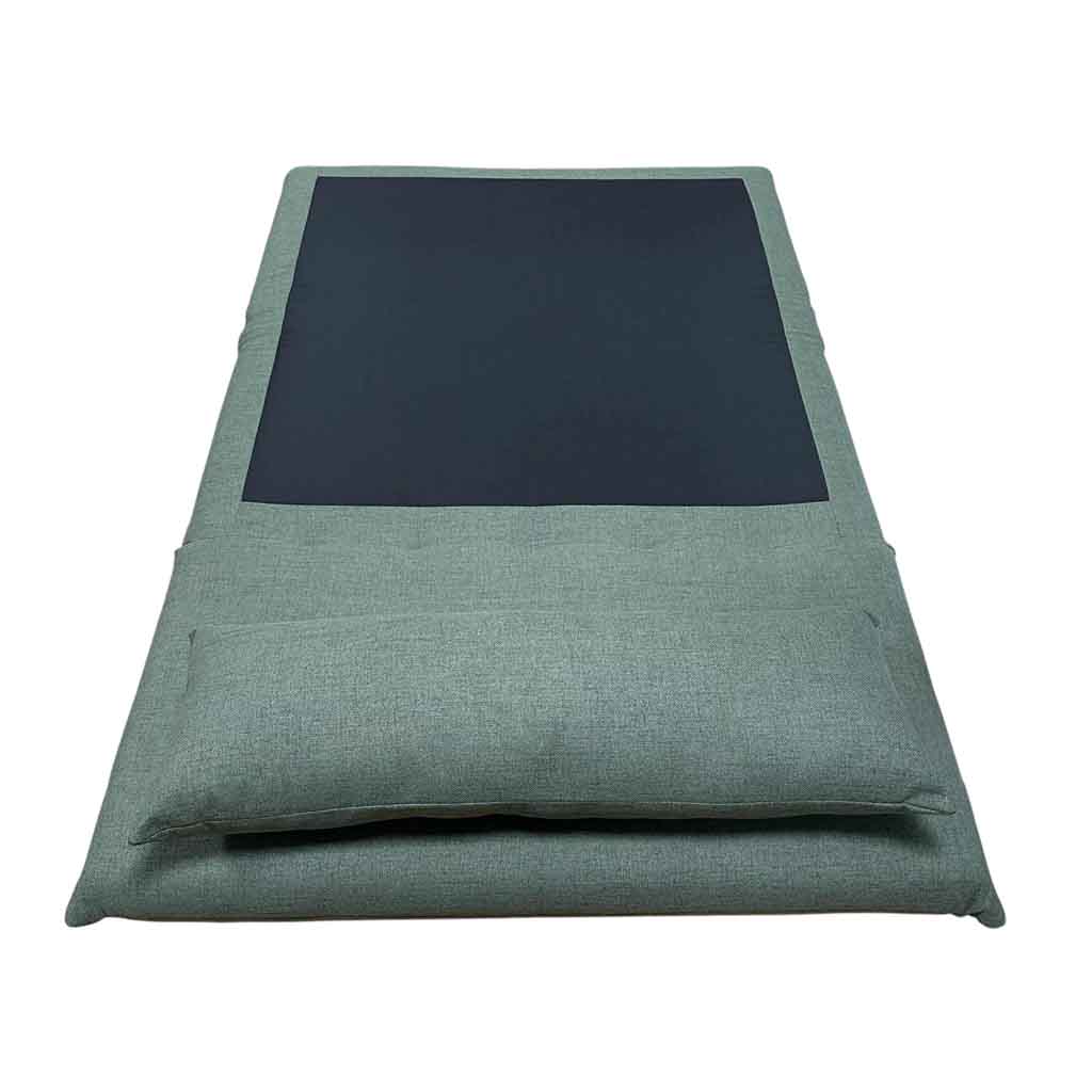 AD-LAH279N9-P120-6#N1-353 Canapé convertible Vert H40xL120xP65cm - couchage H24xL120xP190cm vue6