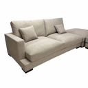 UT-ALBANY4-CLOUD-03-SAND Sofa Albany IV 3pcs modulable H90xL410xP104cm + Ottoman H40xL104xP104cm Sand vue2