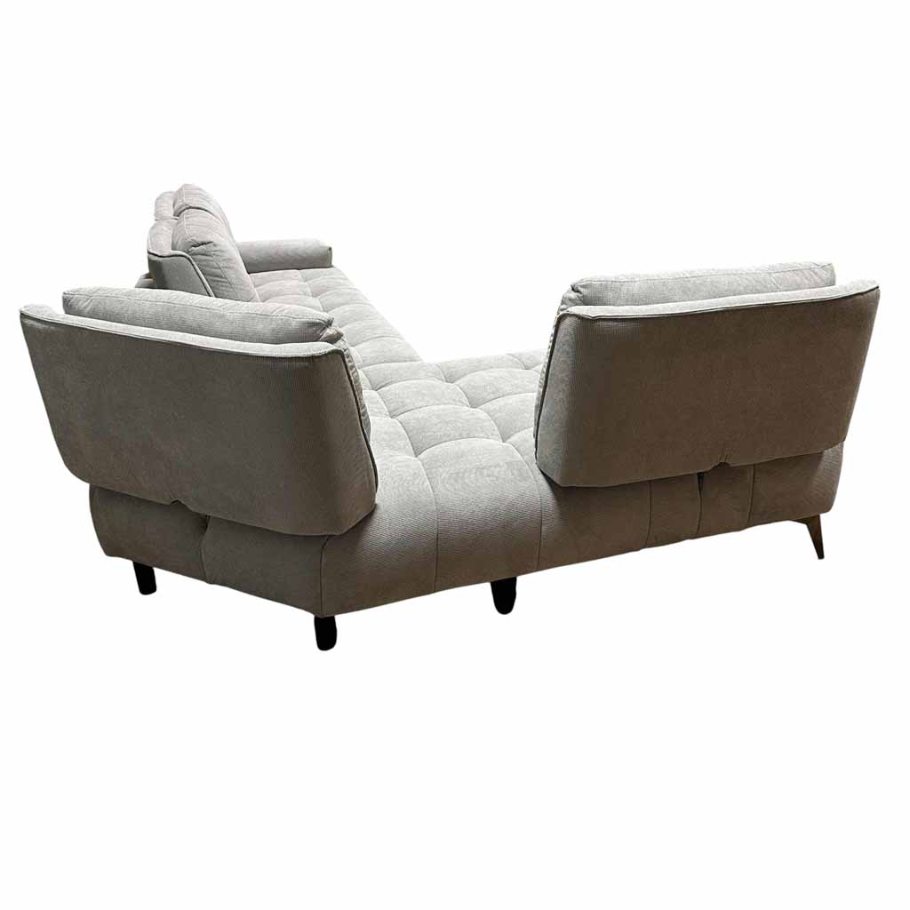 UT-ALICE-RUN-AGAIN-80-MIST-G Sofa 4 ALICE places H90xL310xP108cm avec méridienne gauche L202xP108cm Gris vue2