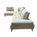 UT-ALICE-RUN-AGAIN-80-MIST-G Sofa 4 ALICE places H90xL310xP108cm avec méridienne gauche L202xP108cm Gris vue4