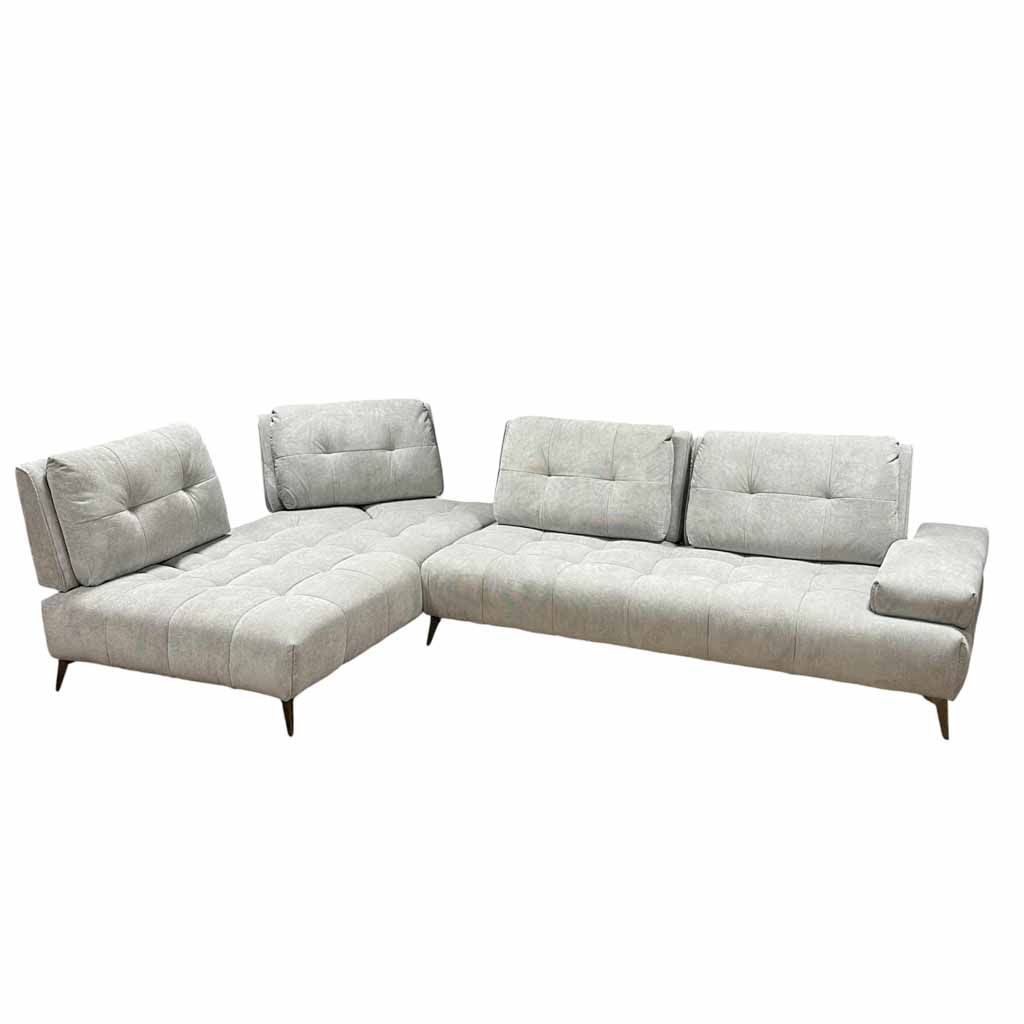 UT-ALICE-RUN-AGAIN-80-MIST-G Sofa 4 ALICE places H90xL310xP108cm avec méridienne gauche L202xP108cm Gris vue6