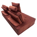 MIN-MB1907-H13A Sofa 3 places H85xL210xP105cm Terracotta vue3
