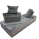 MIN-MB1907-H26A Sofa 3 places H85xL210xP105cm Gris vue4