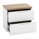 COM-CT0363K77404 Chevet MUNDI 2 tiroirs H44xL49xP40cm vue de côté2