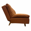 AD-5LAB-198N1S-P3-6#N1-501 Clic-clac 3 places Orange H43xL180xP51cm - couchage H40xL180xP110cm vue2