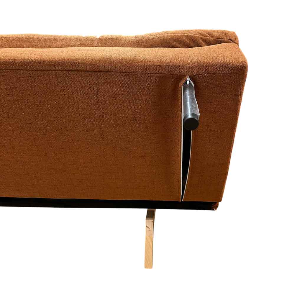 AD-5LAB-198N1S-P3-6#N1-501 Clic-clac 3 places Orange H43xL180xP51cm - couchage H40xL180xP110cm vue3