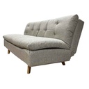 AD-5LAB-198N1S-P3-6#N1-150 Clic-clac 3 places Marron clair H43xL180xP51cm - couchage H40xL180xP110cm vue1