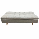 AD-5LAB-198N1S-P3-6#N1-150 Clic-clac 3 places Marron clair H43xL180xP51cm - couchage H40xL180xP110cm vue4