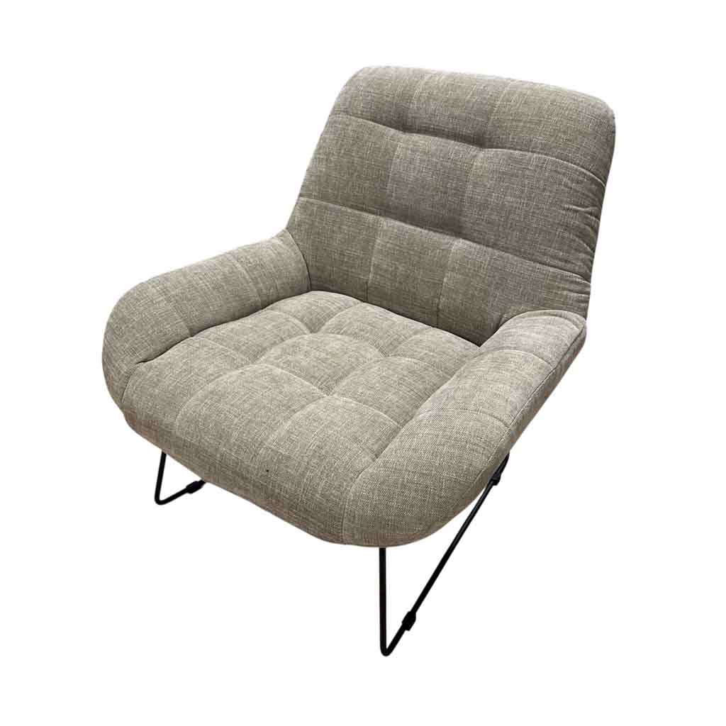 AD-3LCY-66N1-P1-9#N1-170 Fauteuil Taupe H42xL84xP65cm vue2