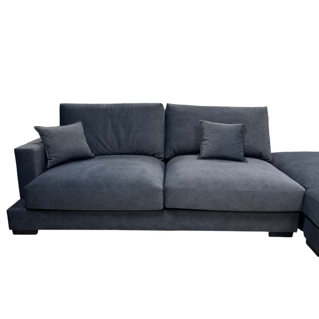 UT-ALBANY4-CLOUD-97-DARKGREY Sofa Albany IV 3pcs modulable H90xL410xP104cm + Ottoman H40xL104xP104cm Dark Grey vue2