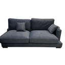 UT-ALBANY4-CLOUD-97-DARKGREY Sofa Albany IV 3pcs modulable H90xL410xP104cm + Ottoman H40xL104xP104cm Dark Grey vue3