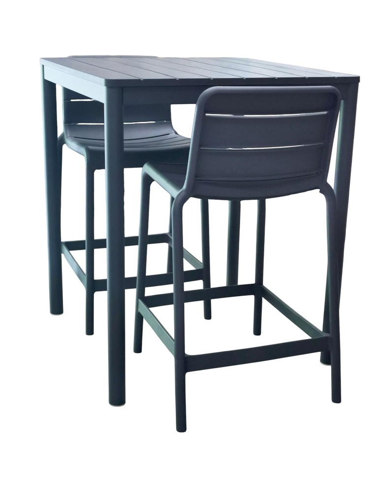 Table de Comptoir Dark Grey 95*80*80