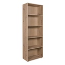 COM-LB4084K76506 Etagère ESPRESSO 5 étages bois H200xL69xP35cm vue2