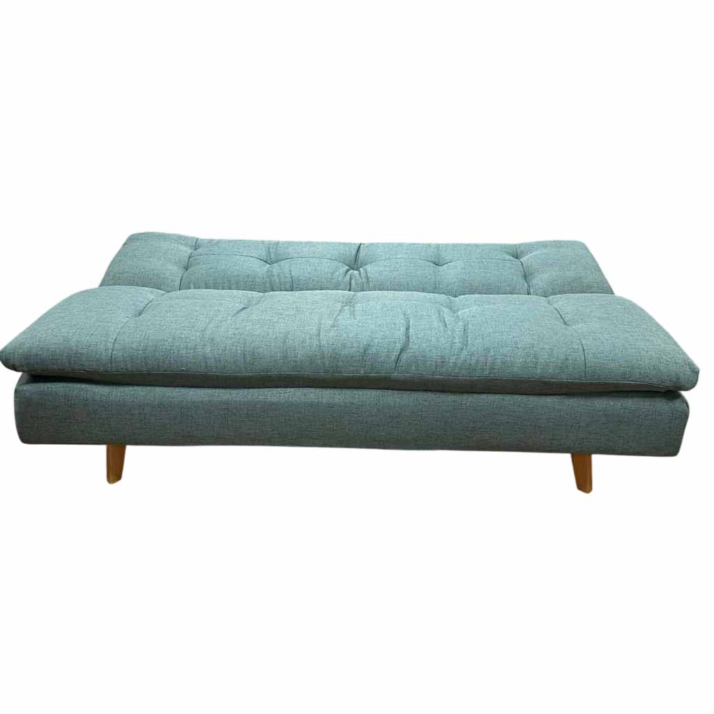 AD-5LAB-198N1S-P3-6#N1-301 Click clack 3 places Bleu clair H78xL180xP51cm - couchage H40xL180xP110cm vue3