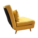 AD-LAH279N16P76-BT18 Fauteuil convertible BT18 Jaune H82xL76xP78 - Couchage H26xL76xP190 vue10