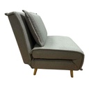 AD-LAH279N37-1-P100-2#N1-041 Fauteuil convertible Taupe H83xL100xP78cm - couchage H26xL100xP190cm vue2
