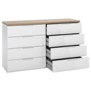 COM-CT0364K77404 Commode MUNDI 8 tiroirs H83xL136xP35cm vue côté2