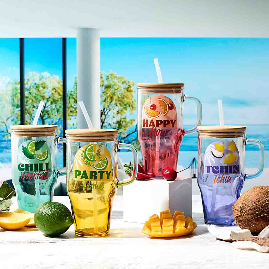 Mini mug en verre Wording 650ml M12-2