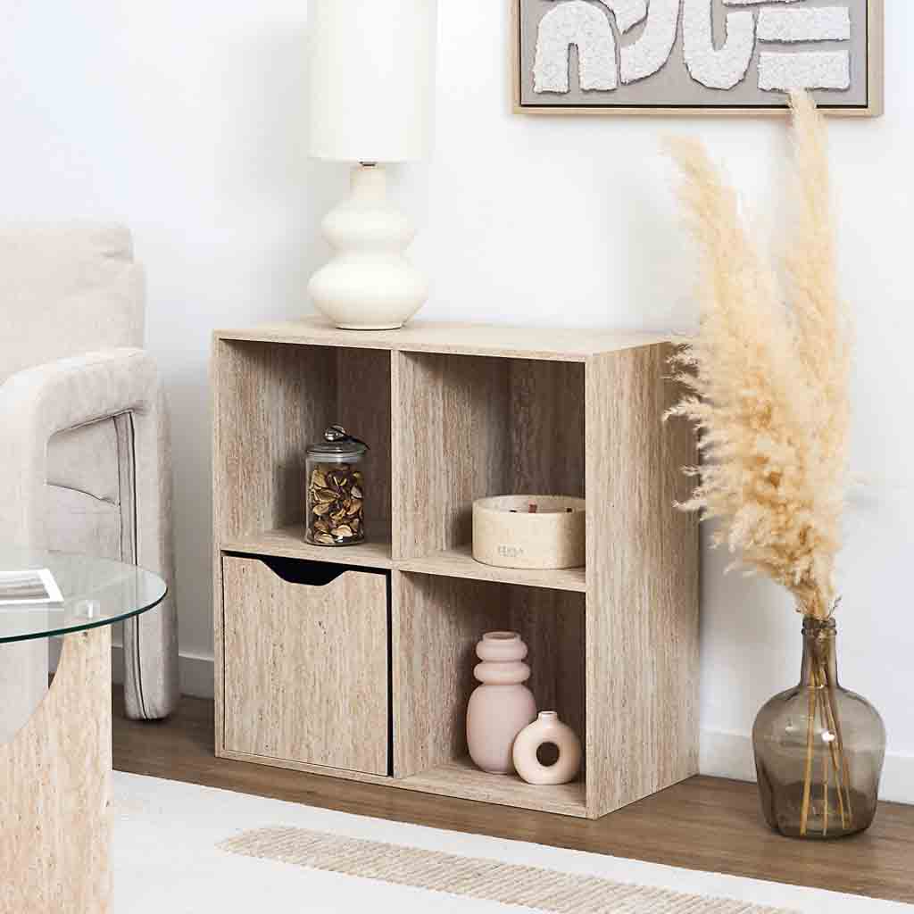 Rangement modulable 4 cases Pietra M1-2