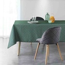 Nappe rectangle 150x240cm polyester imprime Artchic vert