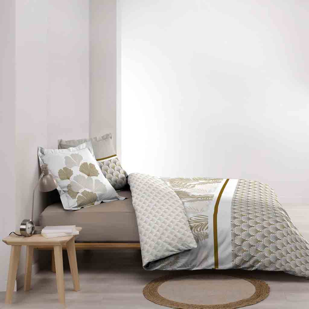 Paraure 3P 240x220cm percale imprimé 78 fils allover Melisse-3